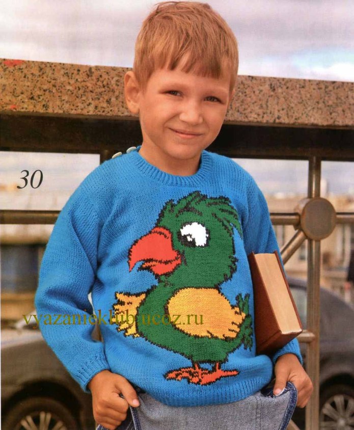 Пуловер для мальчика 3 лет