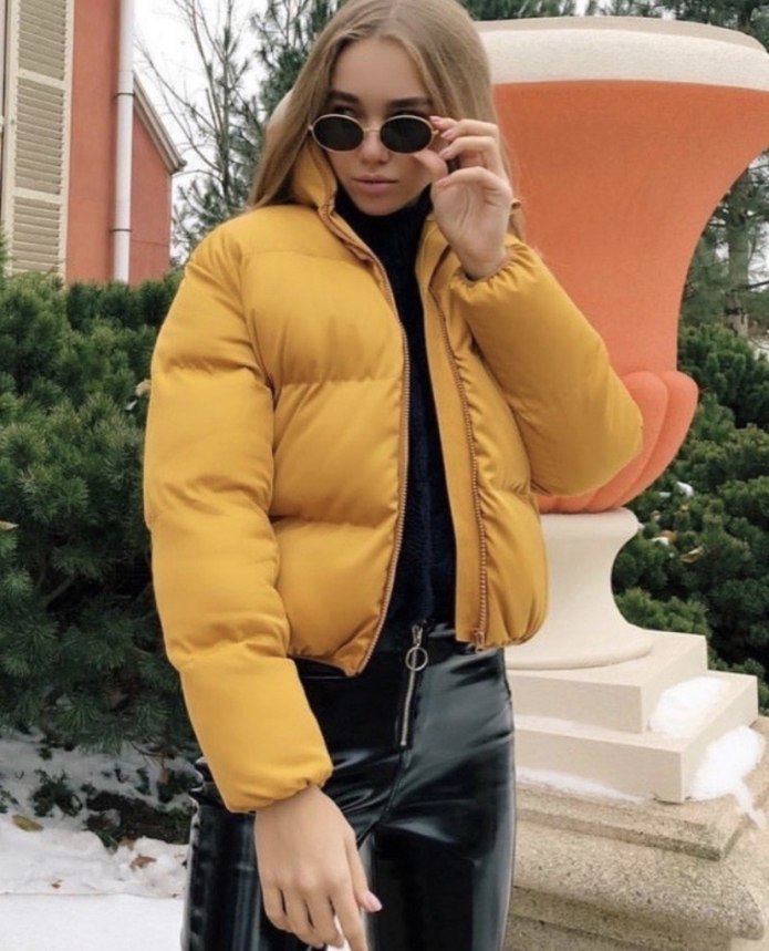 Куртка Зефирка 2019 горчичная