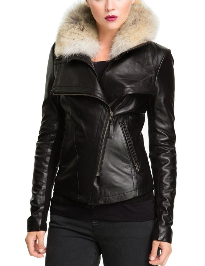 Gallotti Leather fur кожаные куртки женские