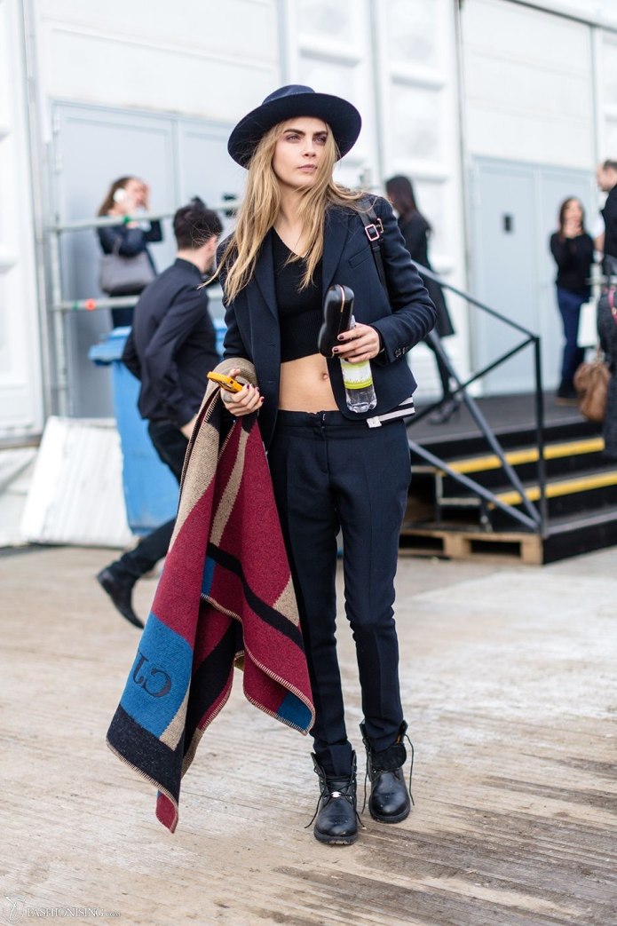Кара Делевинь Street Style