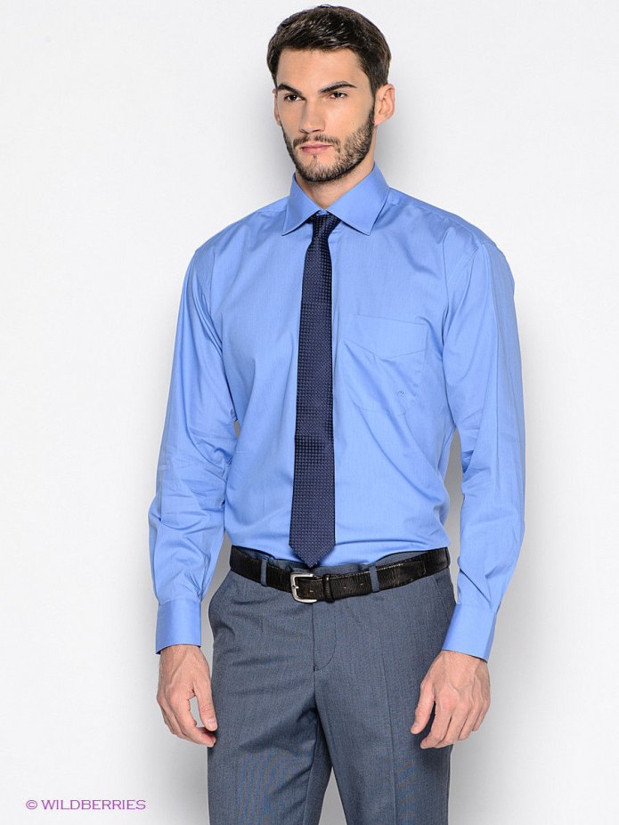 Blue Shirt man
