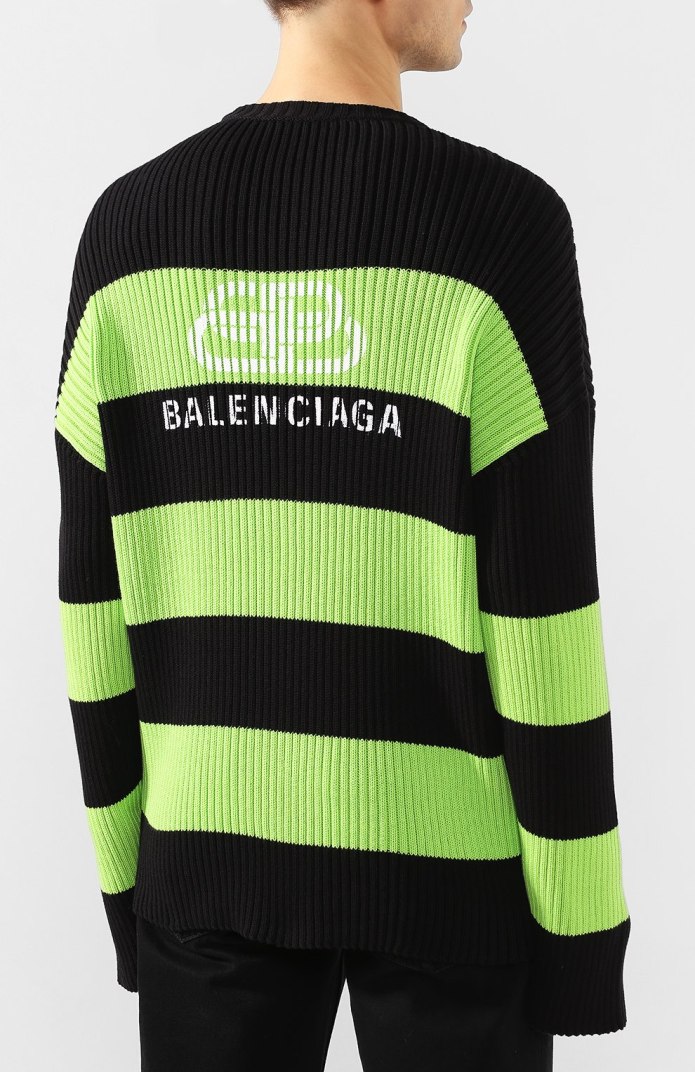 Серый свитер Balenciaga