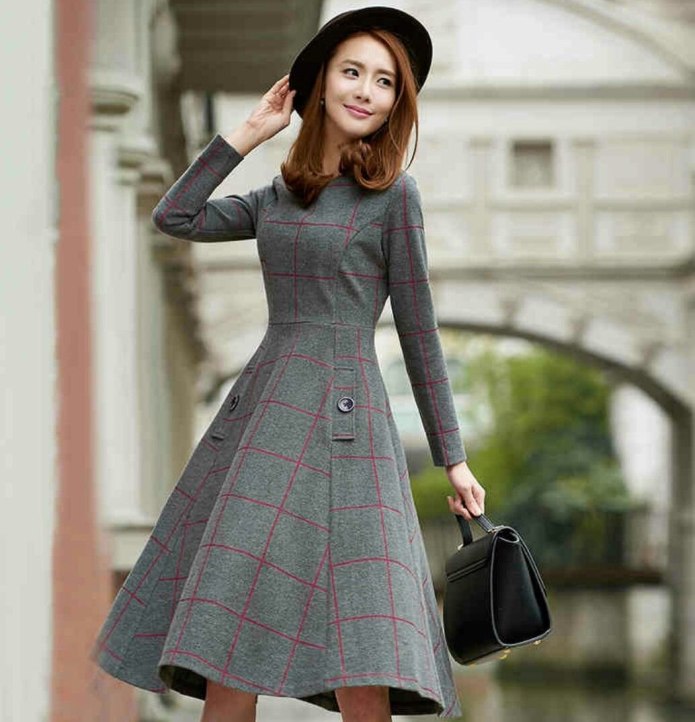 Ermanno Scervino платье шерстяное серое
