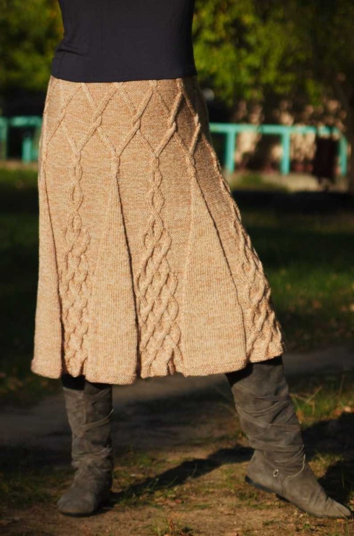 Юбки крючком для полных