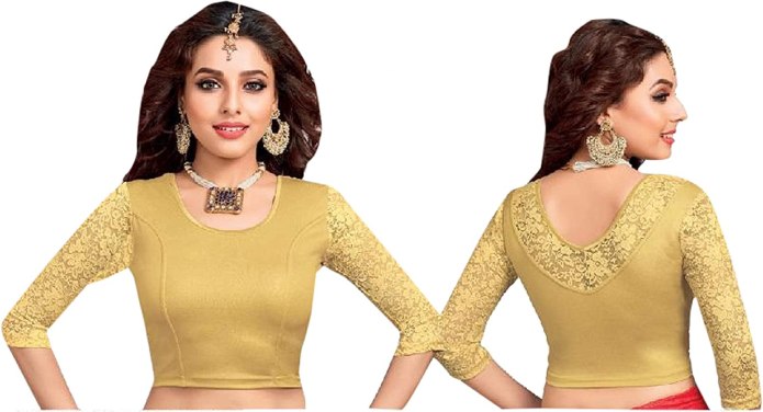 Transparent Blouse no Bra indian