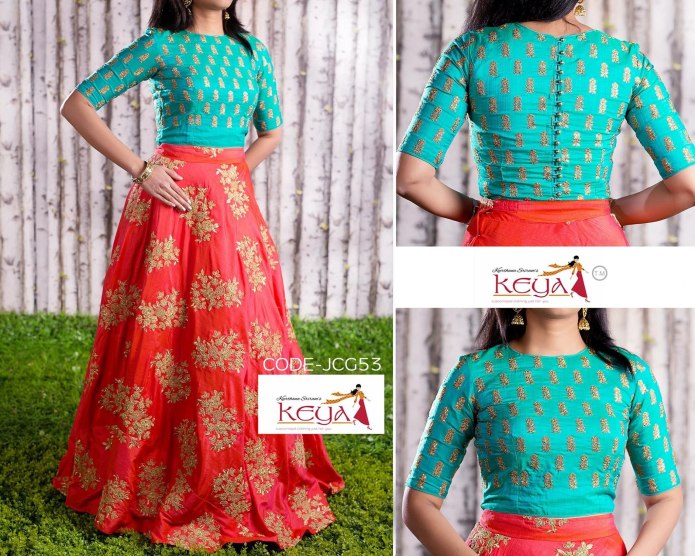 Blouse Designs 2022: Cropped Blouses