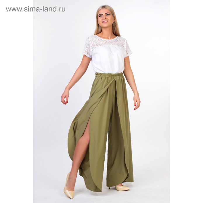 Брюки с запахом женские