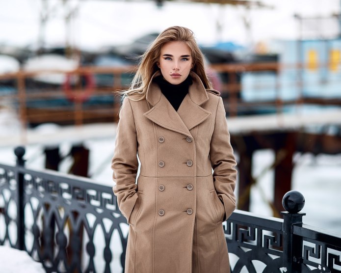Пальто Universal works Overcoat Melton Navy