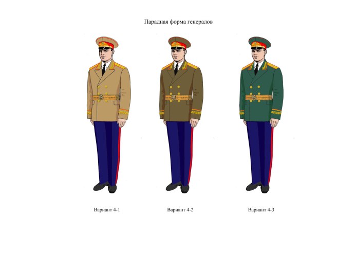 Парадная форма офицеров ВМФ 1945-1952