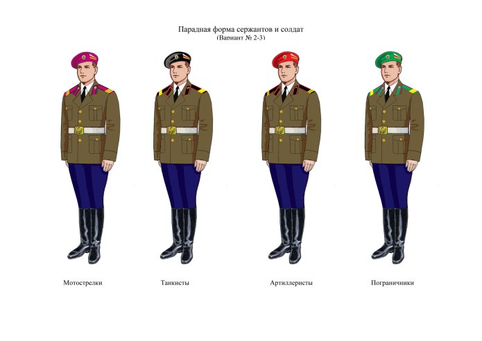 Парадный китель офицера МО РФ