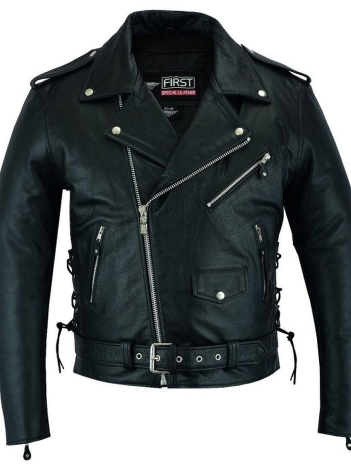 Terminator Black Motorcycle Leather Jacket