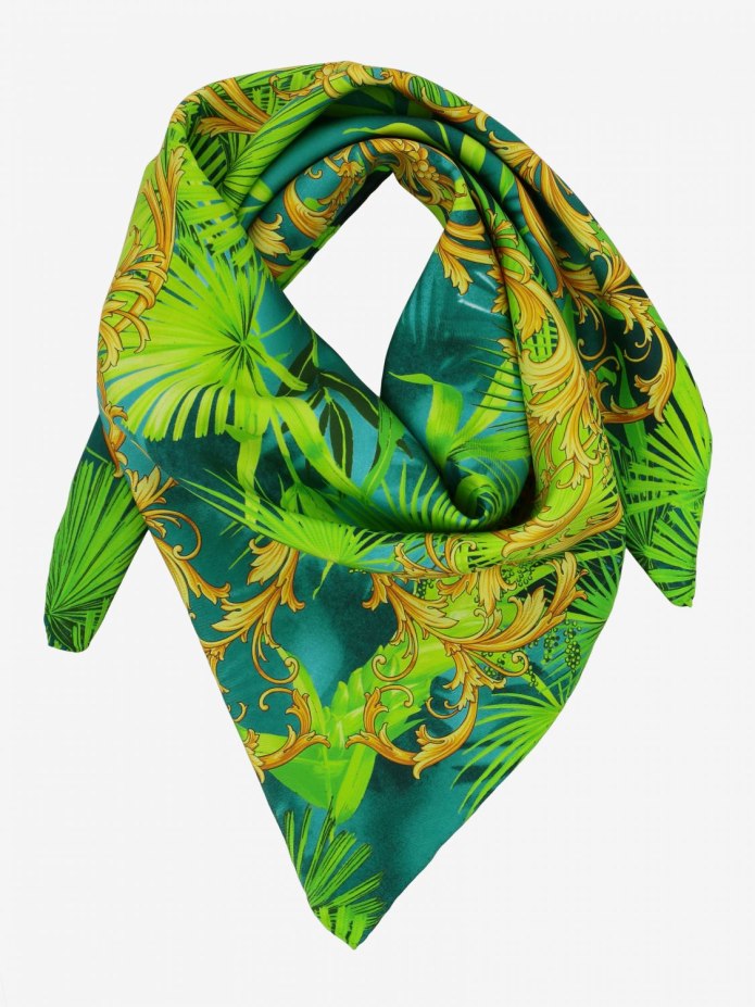 Versace косынка зеленая