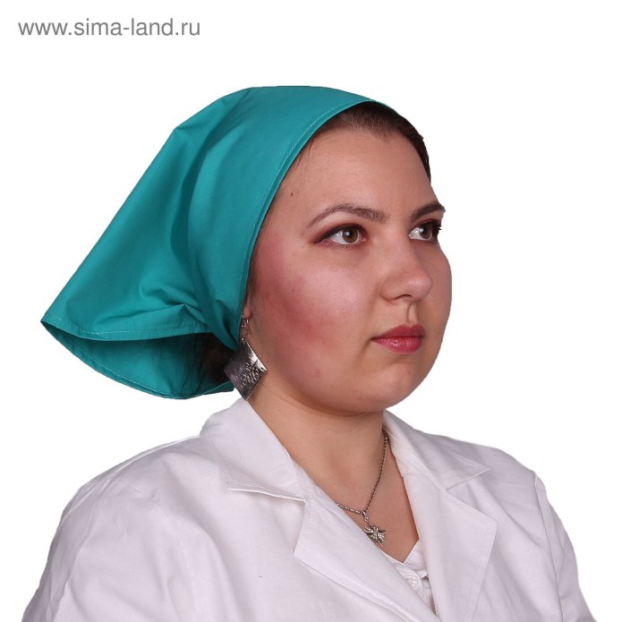 Женщина в зеленом платке