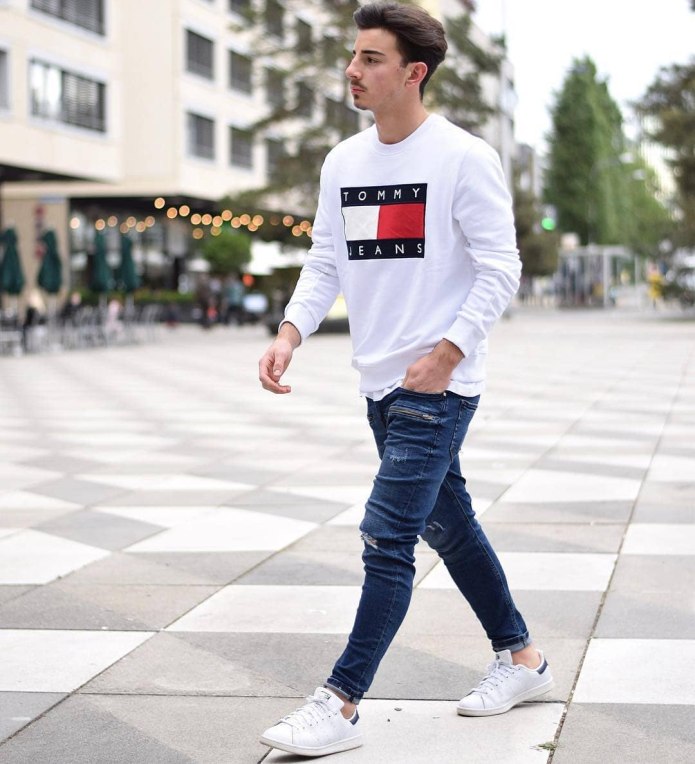 Adidas Superstar look man