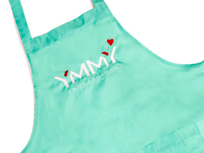 Мятный фартук кухонный