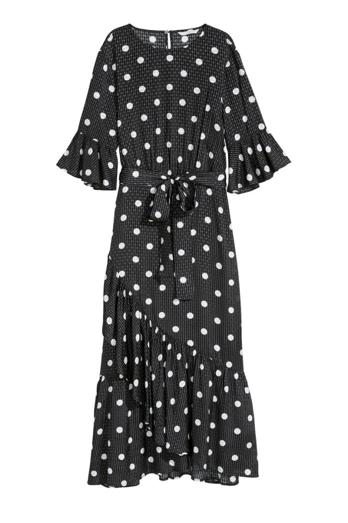 Белое платье h&m