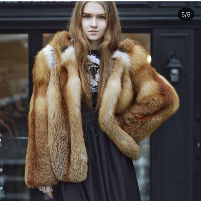 Golden Fox fur Coat
