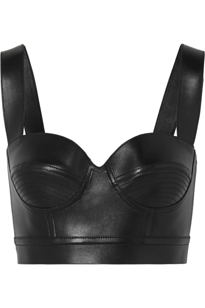 Бюстье Alexander MCQUEEN черный