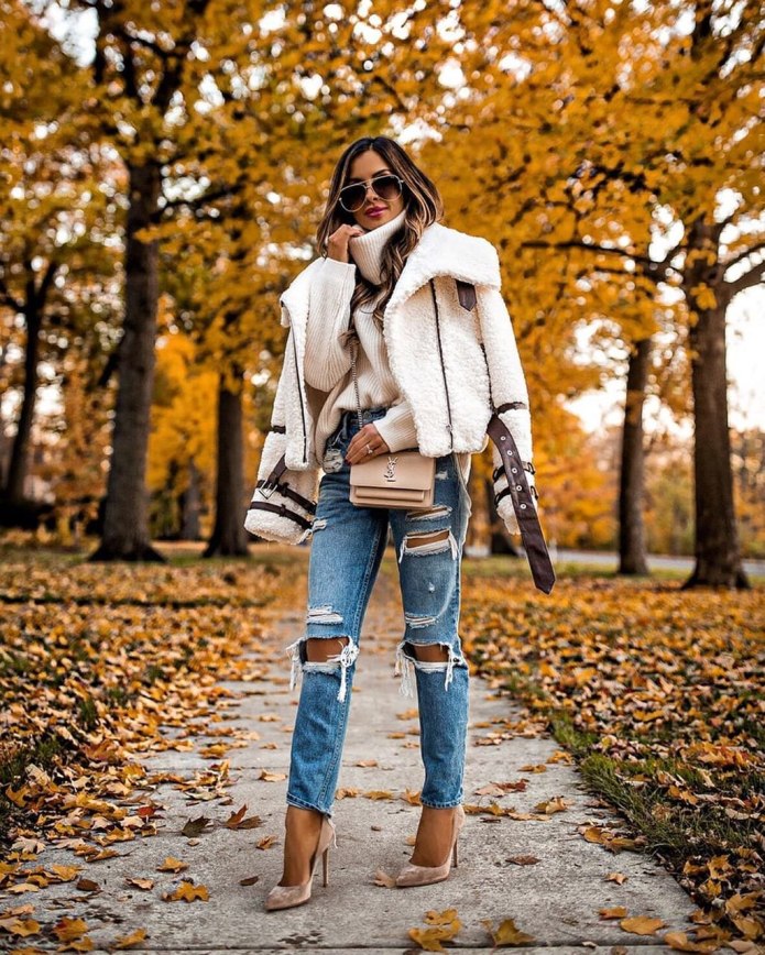 Ботфорты Zara стрит стайл