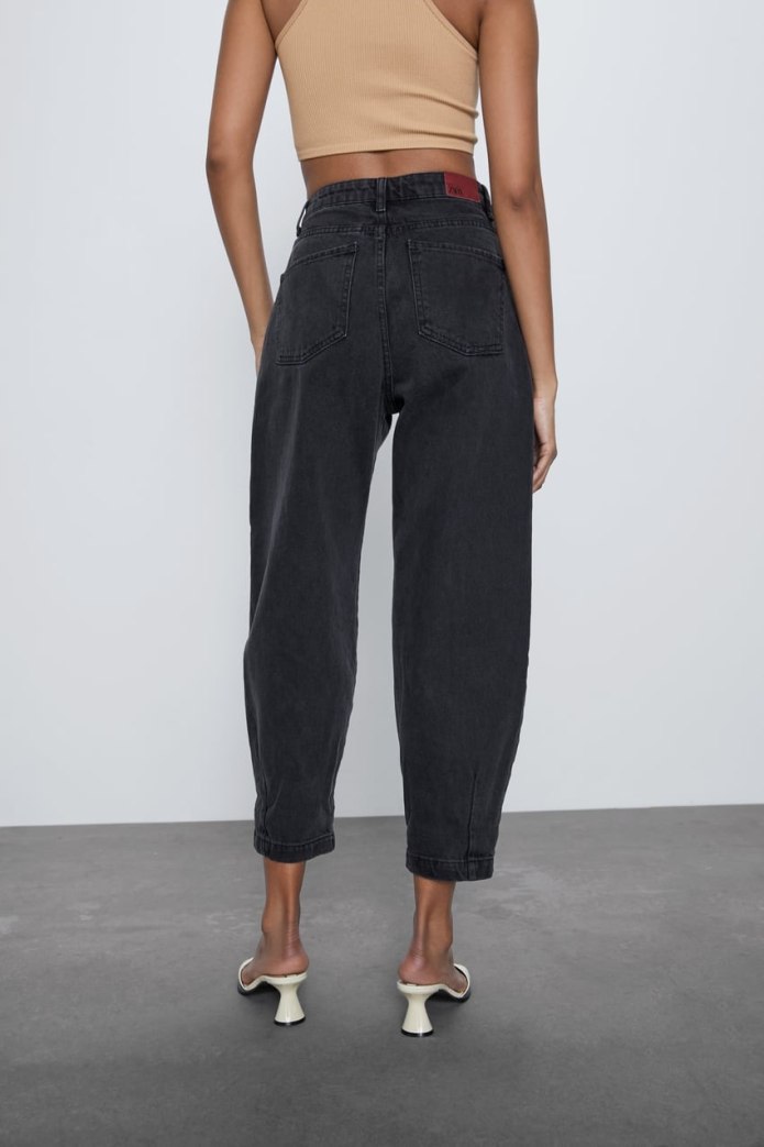 Slouchy джинсы Zara чёрные