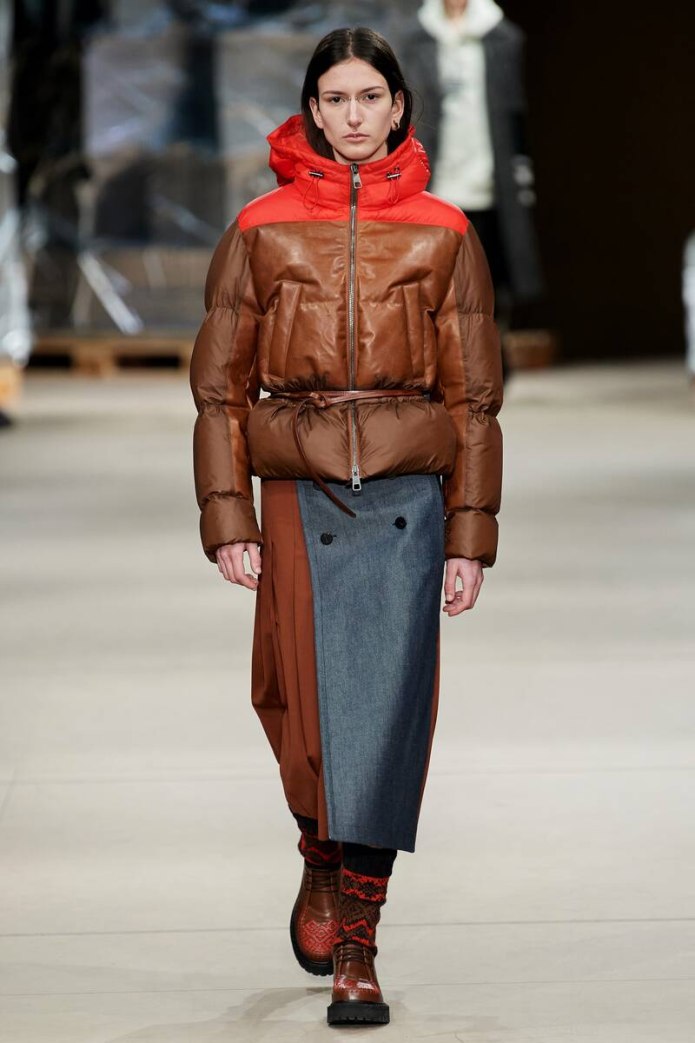 Пуховик Hermes 2020 женский