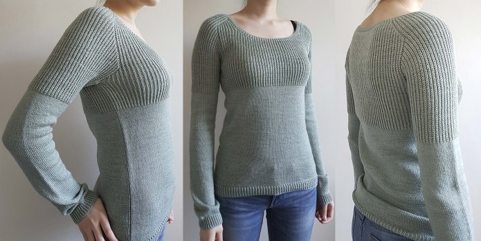 Пуловер спицами Abbey из Knitscene 2011 Fall