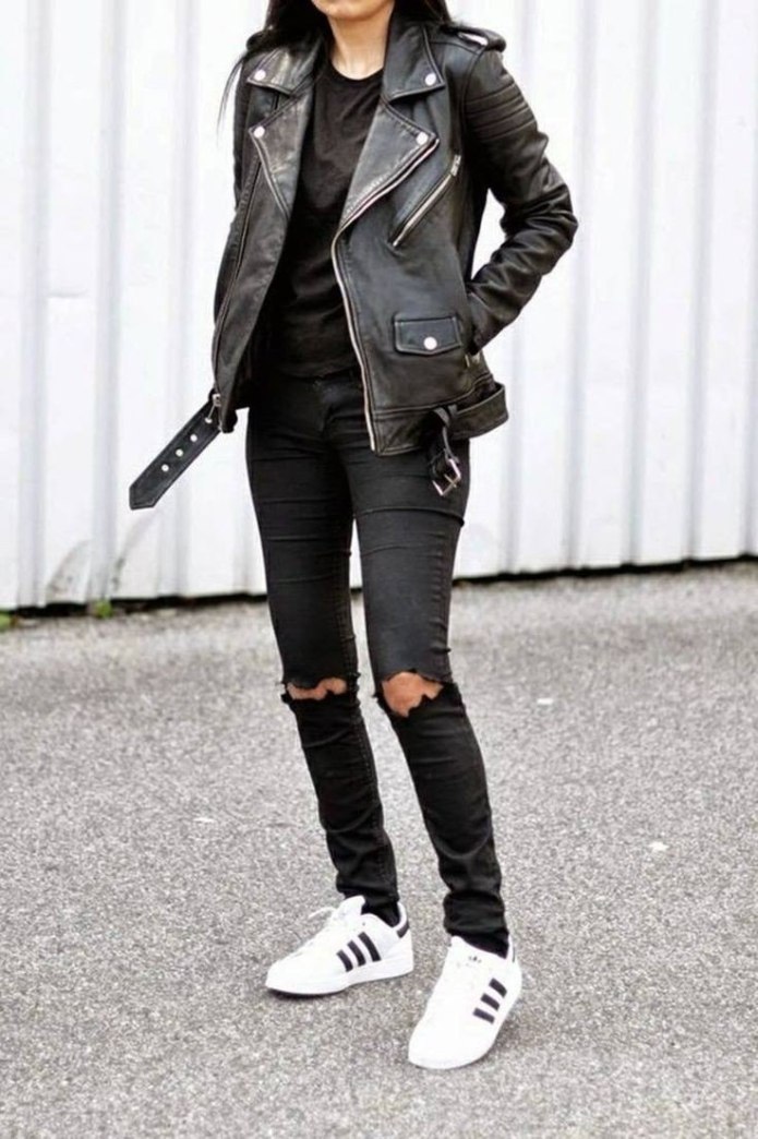 All Saints куртка кожаная Leather Biker