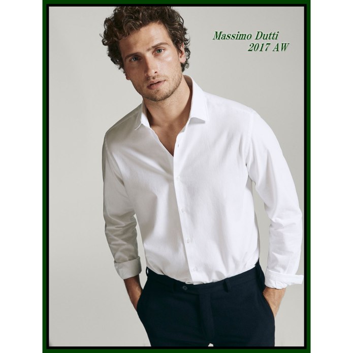 Massimo Dutti белая рубашка