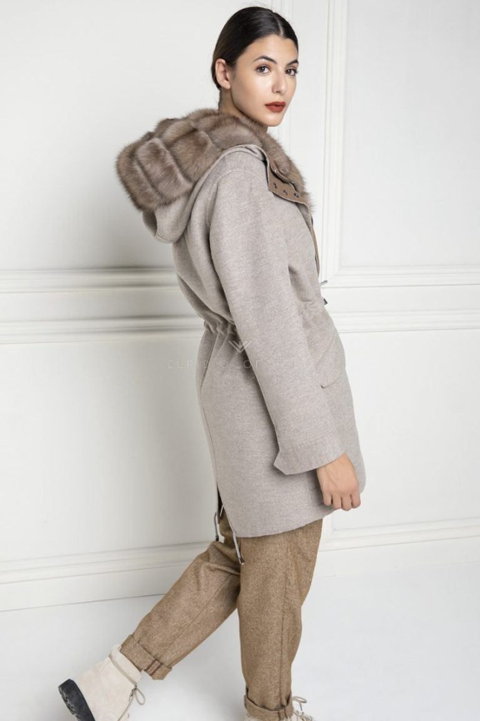 Loro Piana шуба из викуньи