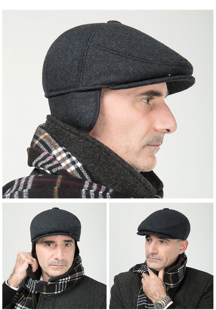 Мужская шапка Solid Knitted Beanie
