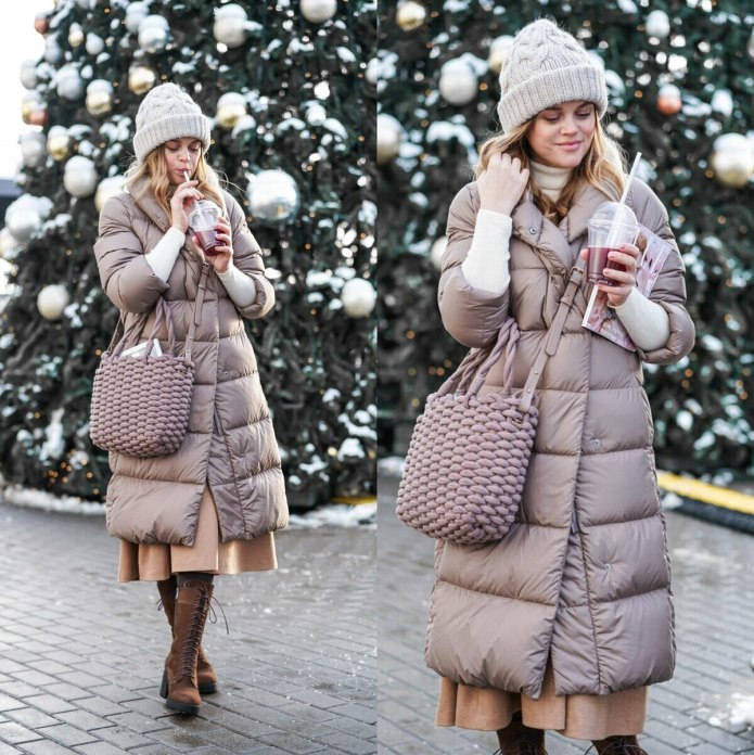 Пуховик оверсайз Street Style