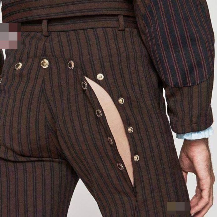 Мужские классические черные брюки Slim