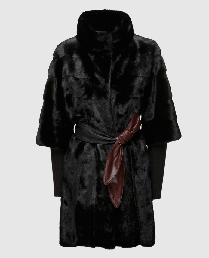 Норковая шуба Black Nafa