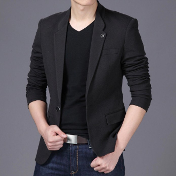 Slim Blazer Mens Style