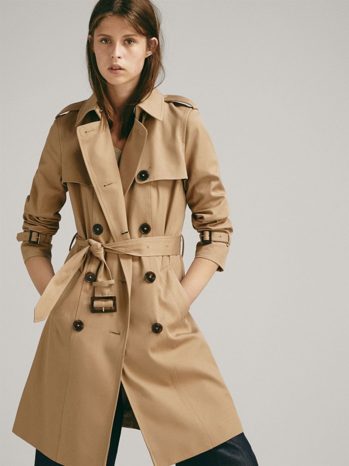 Тренч massimo Dutti