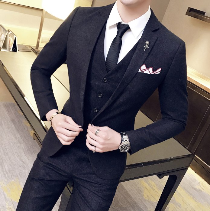 Black Jodhpuri Suit