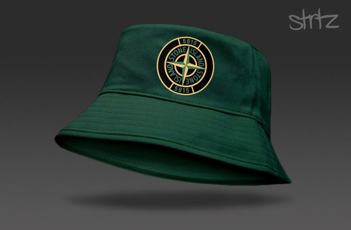 Панама Stone Island nylon Metal Grey