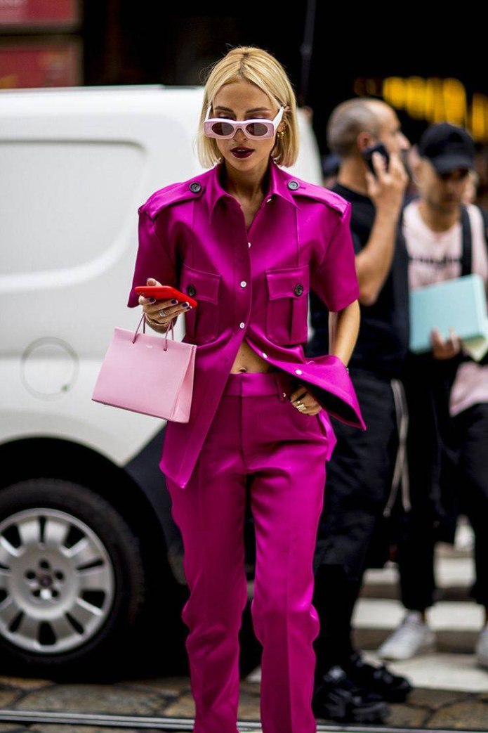Street Style 2020 Милан Prada