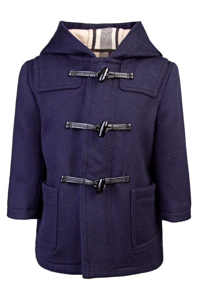 Дафлкот Burberry детский синий