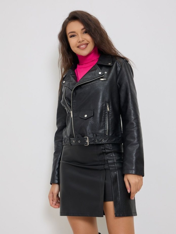 Серебряная косуха Zara