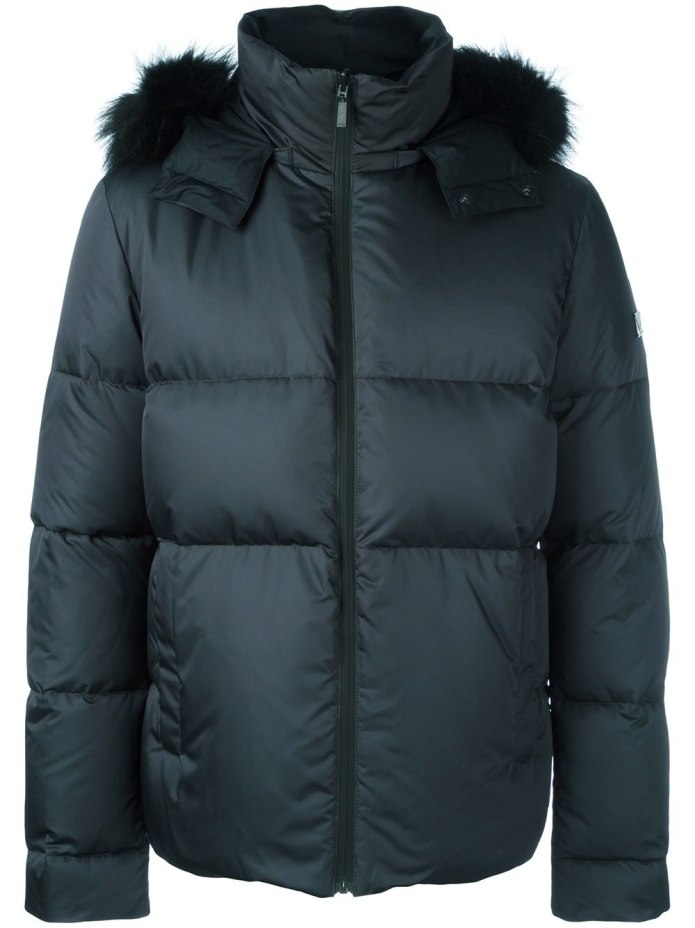 Fendi пуховик с логотипом FF