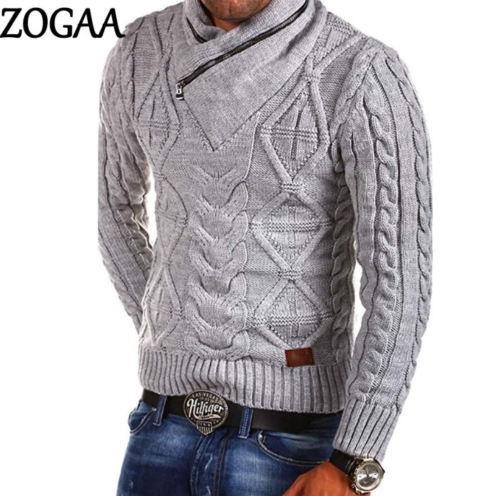 ZOGAA 2019 мужской джемпер