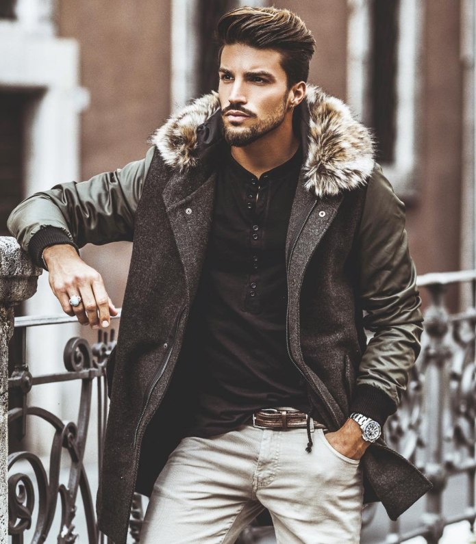 Зимняя куртка Belstaff look