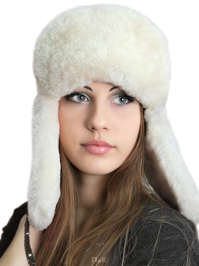 Зимние шапки из овчины женские