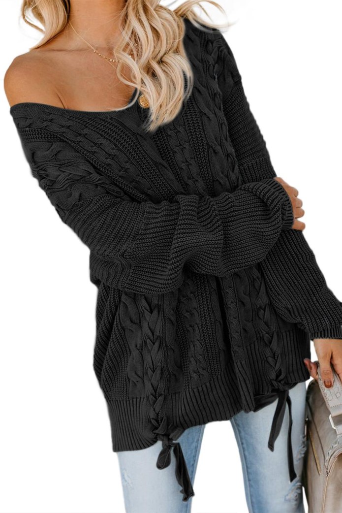 Oversize свитер женский HM