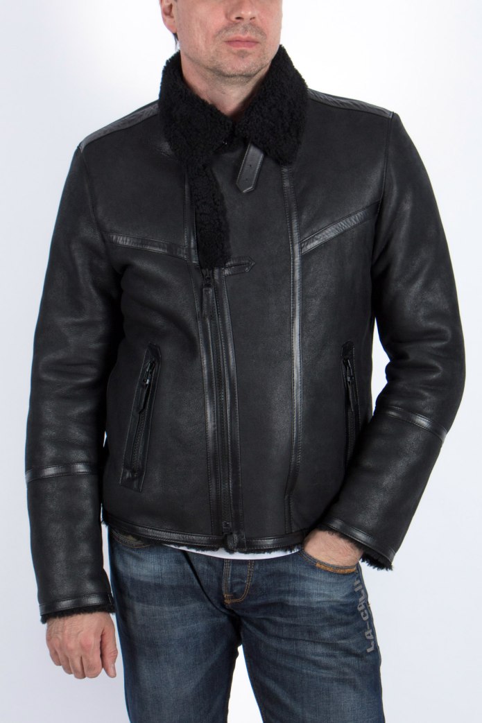 Arnold Fashion model 10280 кожаная куртка зимняя
