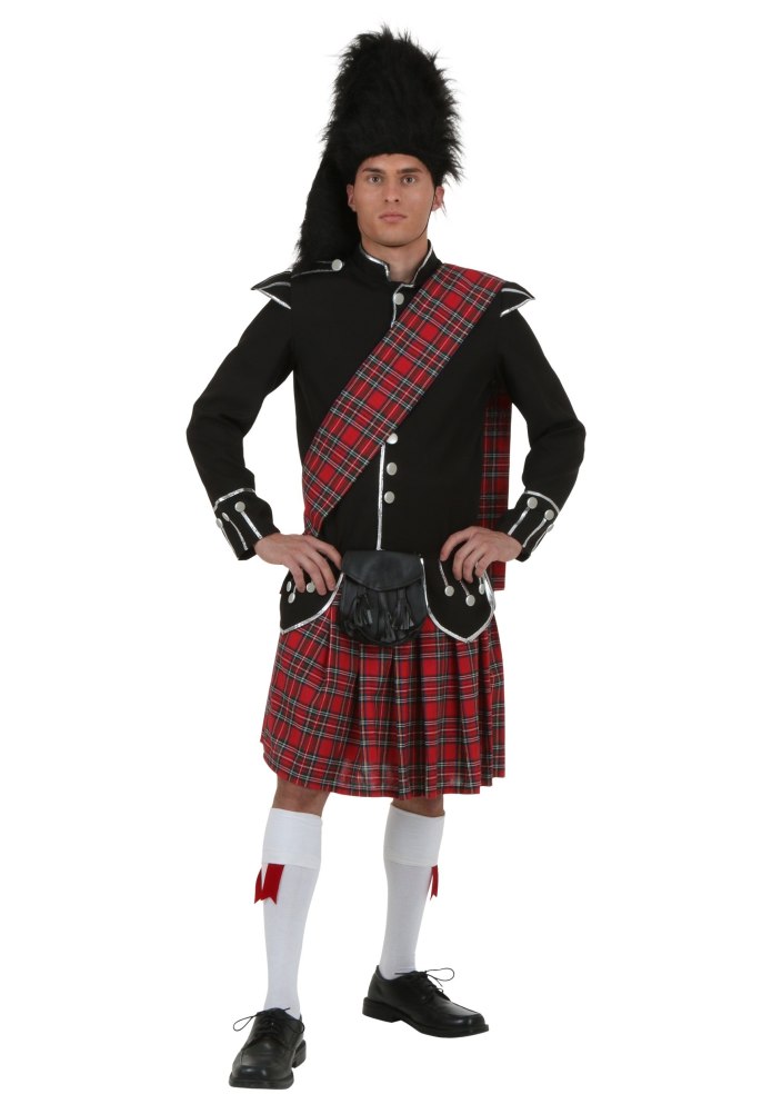 Тартан National Scottish Costume