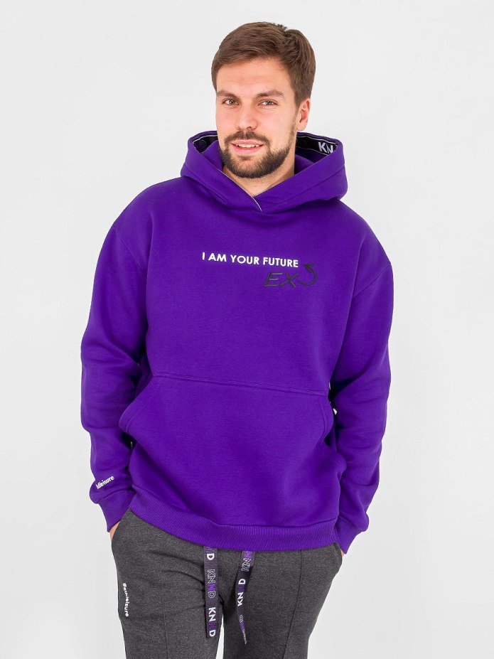 The North face худи фиолетовая