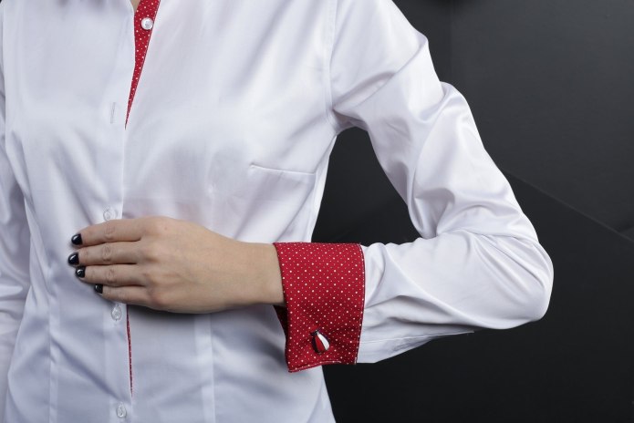 Блузка White Cuff с запонками