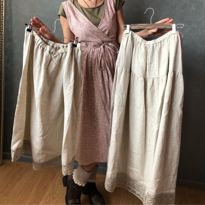 Kayros одежда из льна юбка